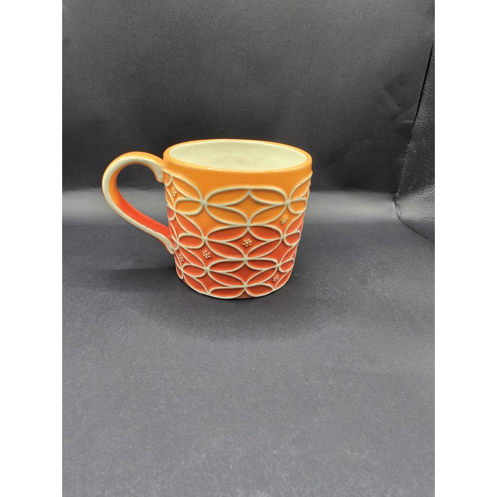 Starbucks Orange Ombre Wide Mouth Coffee Mug/cup. 2009 - Picture 4 of 5